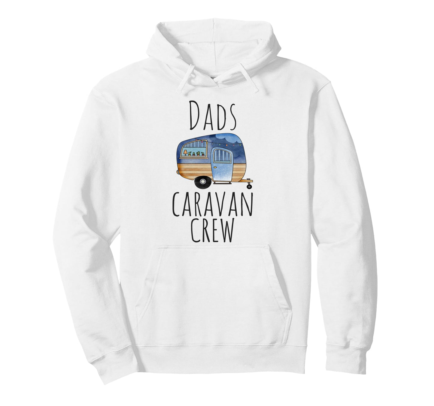 Funny Camping Life Brown Blue Dads Hoodie - Streetwear Style for Adults - T-Shirt, Sweatshirt, Hoodie