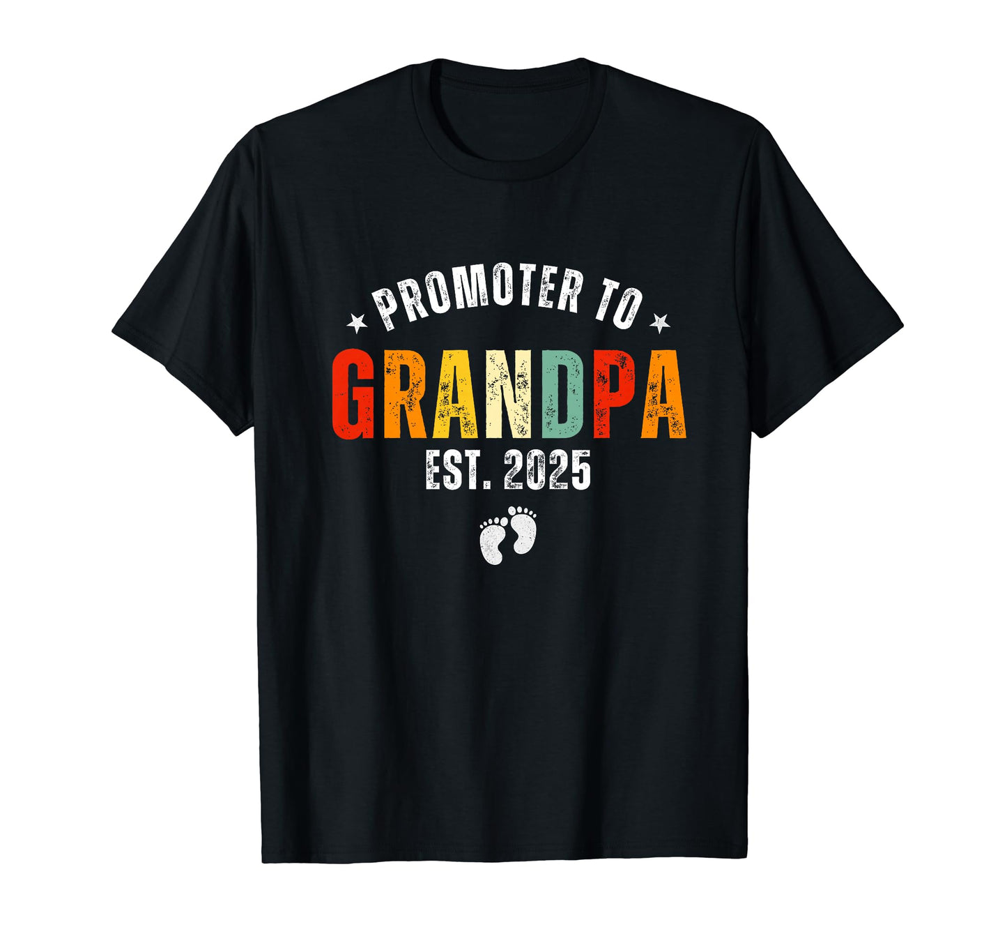 Promoted To Grandpa 2025 Pregnancy T-Shirt - Novelty Apparel Men Women - T-Shirt, Sweatshirt, Hoodie