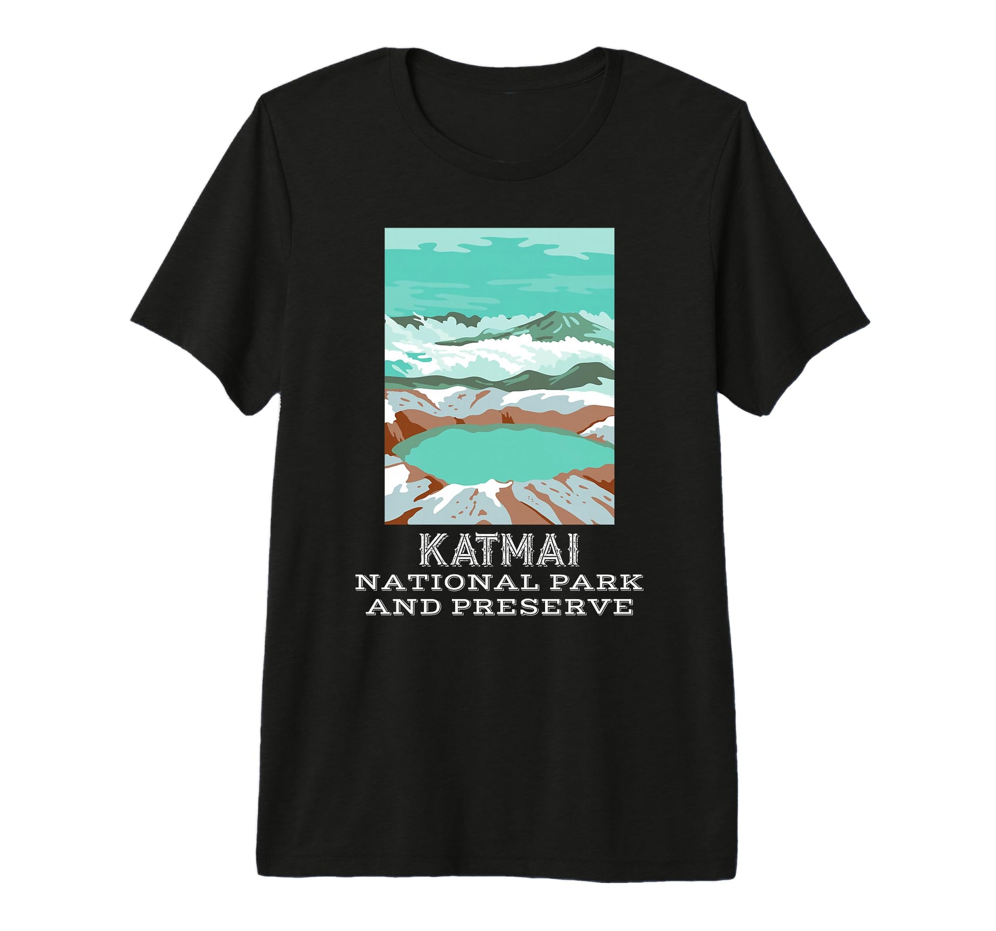 Katmai National Park Preserve Alaska T-Shirt - Graphic Print Men Women - T-Shirt, Sweatshirt, Hoodie