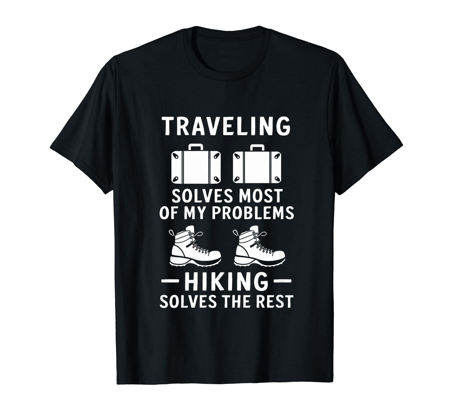 Traveling And Hiking Gifts Fathers T-Shirt - Custom Art Print for Adults - T-Shirt, Sweatshirt, Hoodie