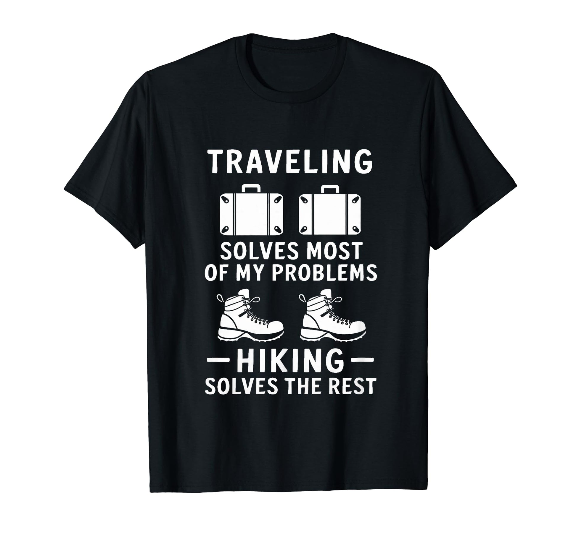 Traveling And Hiking Gifts Fathers T-Shirt - Custom Art Print for Adults - T-Shirt, Sweatshirt, Hoodie