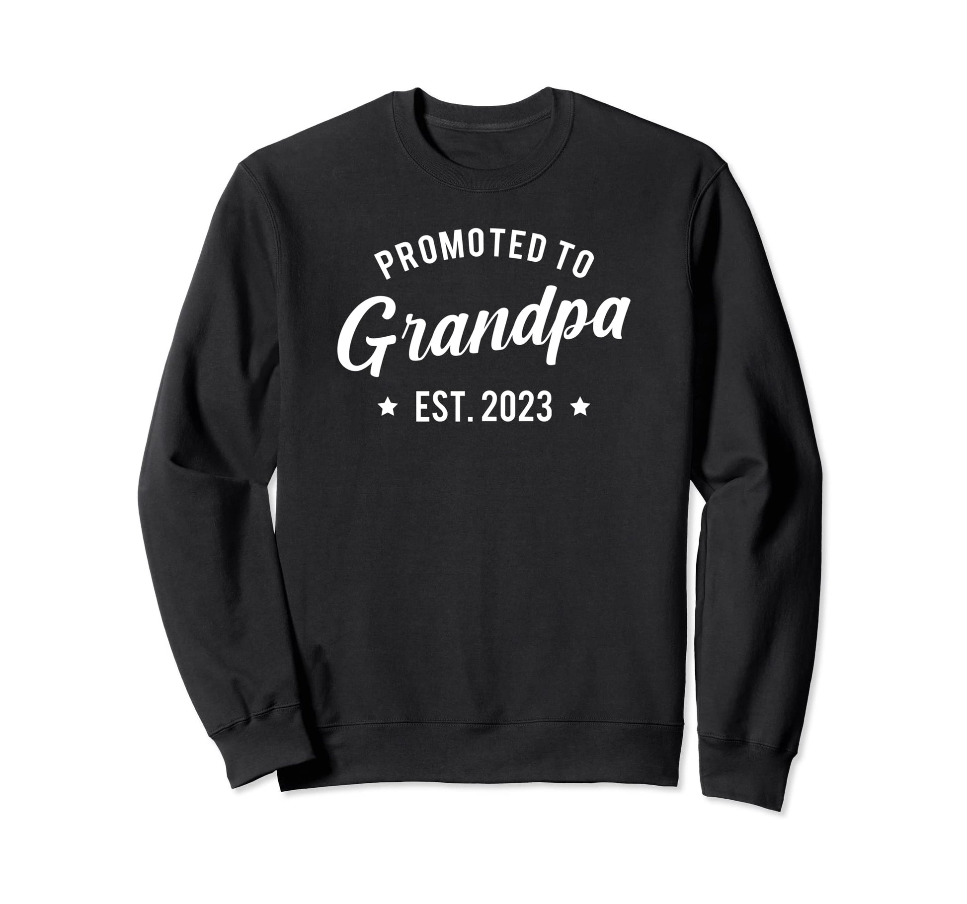 Promoted To Grandpa 2023 Papa Sweatshirt - Fun Novelty Design Men Women - T-Shirt, Sweatshirt, Hoodie