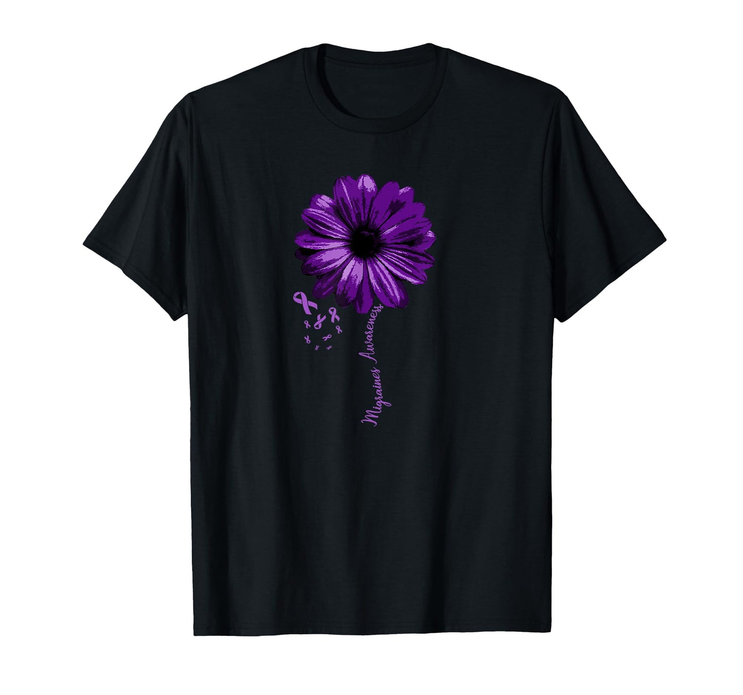 Migraines Awareness Warrior Pretty T-Shirt - Streetwear Style Men Women - T-Shirt, Sweatshirt, Hoodie
