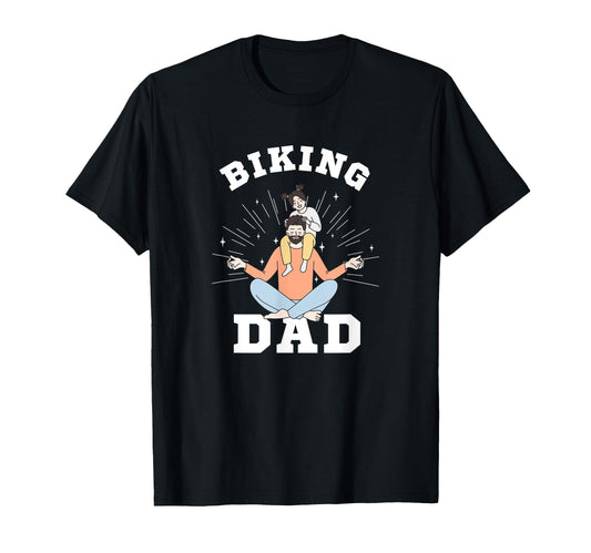 Biking Dad Outdoor Cycling Mountain T-Shirt - Graphic Print Men Women - T-Shirt, Sweatshirt, Hoodie