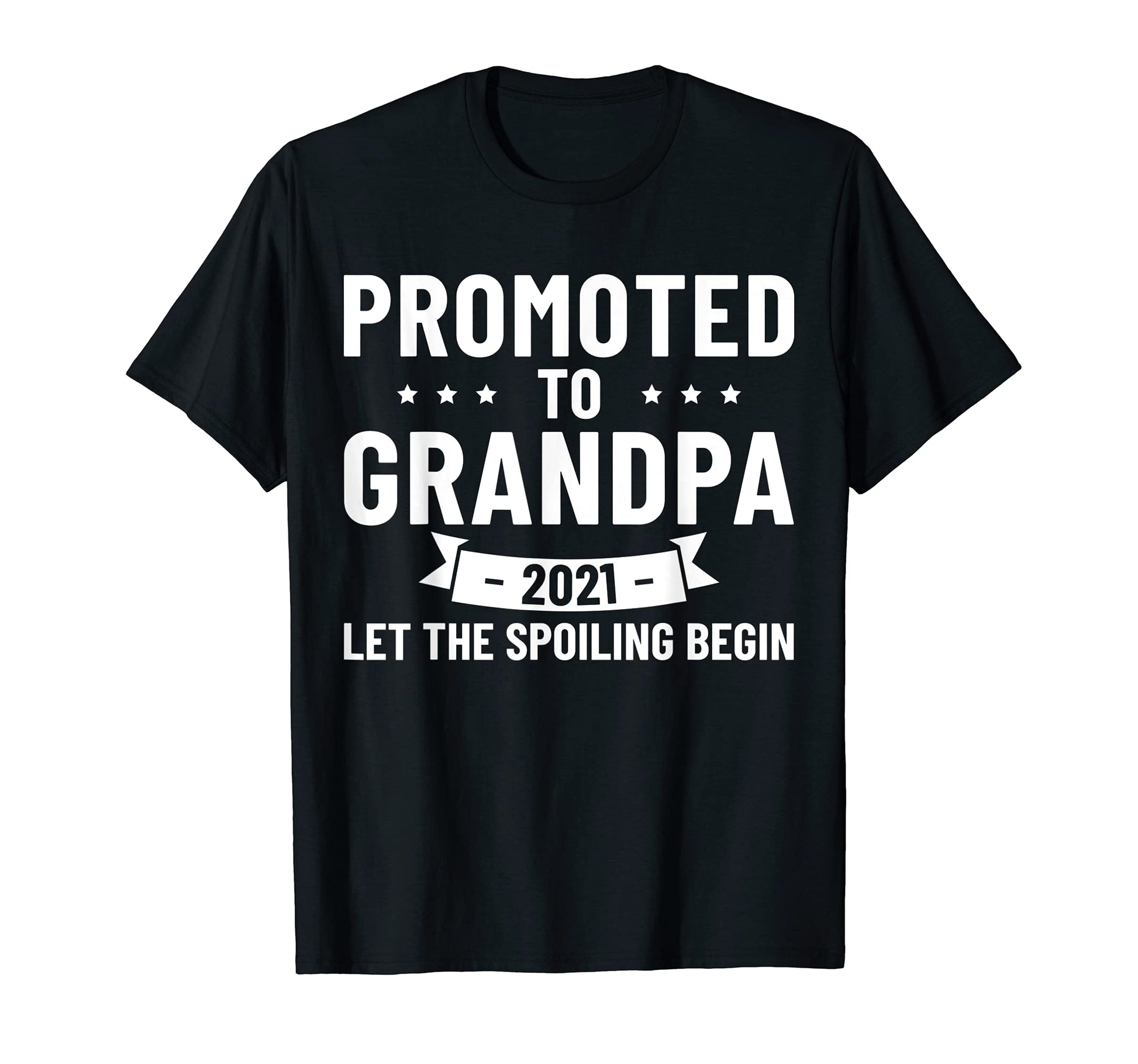 Mens Promoted To Grandpa 2021 Funny New T-Shirt - Graphic Print for Adults - T-Shirt, Sweatshirt, Hoodie