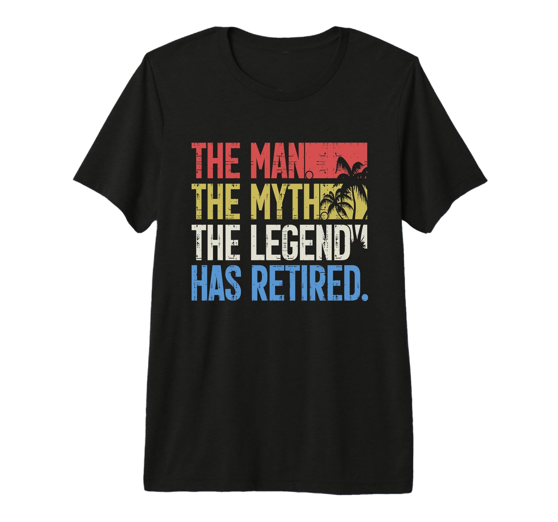 Retirement Grandpa Dad Retired Myth T-Shirt - Minimalist Print Unisex - T-Shirt, Sweatshirt, Hoodie