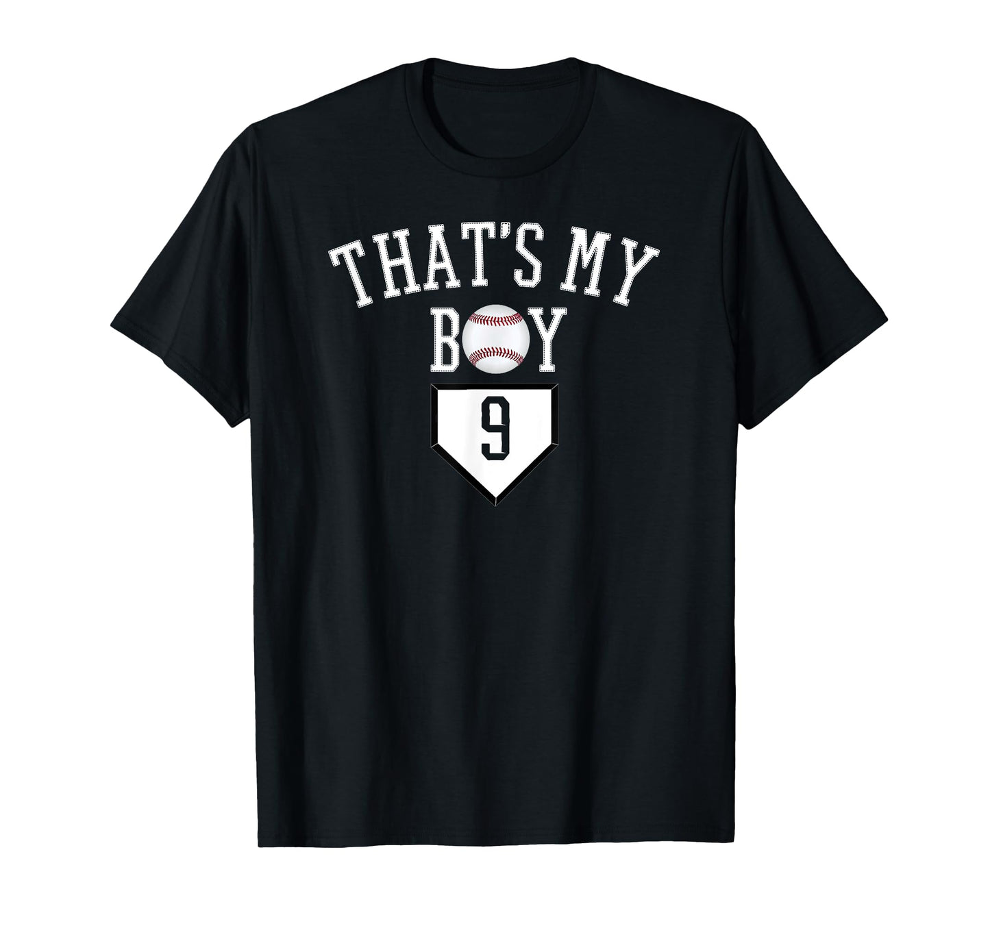 9 Thats My Baseball Number Jersey Dad T-Shirt - Graphic Print Men Women - T-Shirt, Sweatshirt, Hoodie
