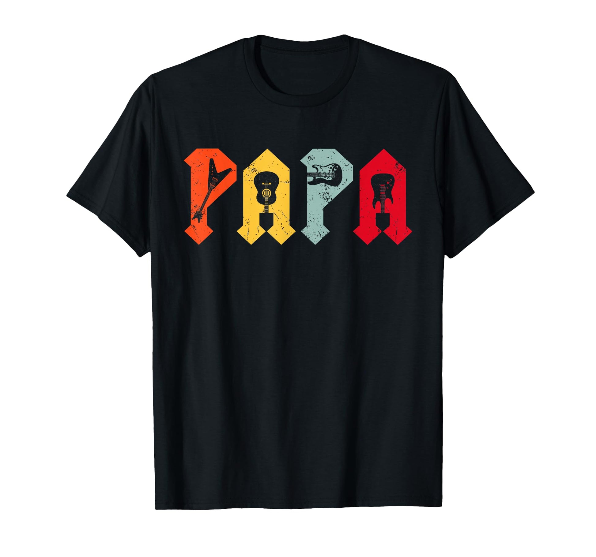 Guitar Rock Music Papa Guitarist T-Shirt - Novelty Apparel Men Women - T-Shirt, Sweatshirt, Hoodie