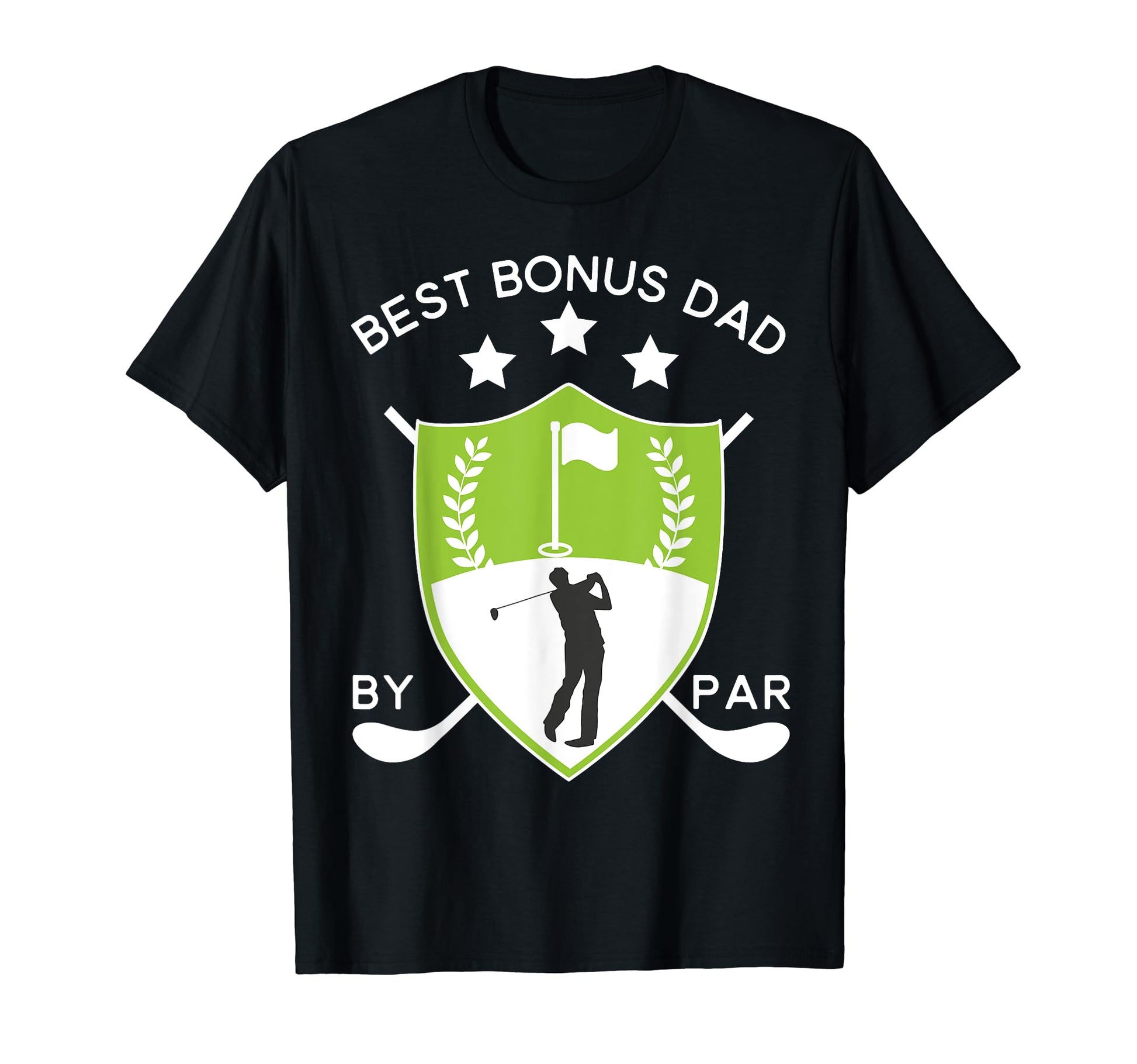 Best Bonus Dad Par Golf Golfer T-Shirt - Minimalist Print Men Women - T-Shirt, Sweatshirt, Hoodie