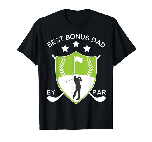 Best Bonus Dad Par Golf Golfer T-Shirt - Minimalist Print Men Women - T-Shirt, Sweatshirt, Hoodie