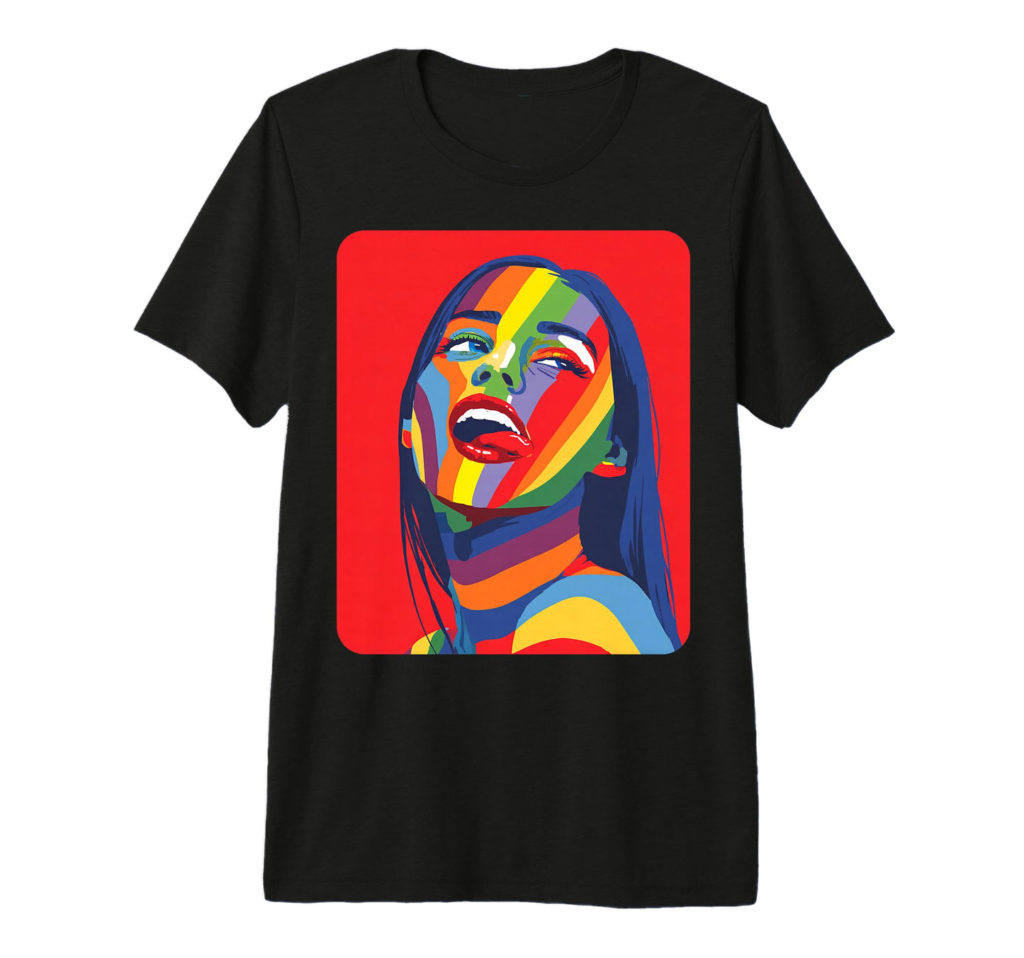 Female Womens Abstract Designer T-Shirt - Casual Everyday Wear for Adults - T-Shirt, Sweatshirt, Hoodie