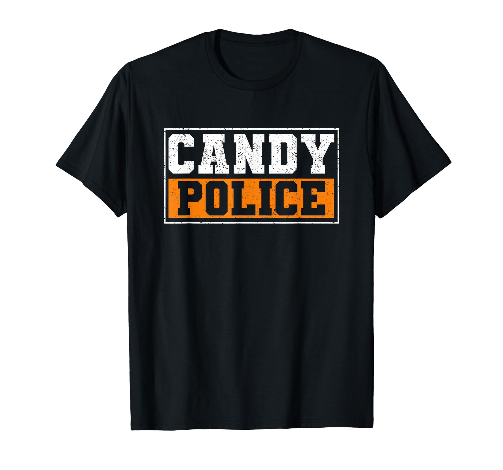 Candy Police Officer Funny Halloween T-Shirt - Custom Art Print Men Women - T-Shirt, Sweatshirt, Hoodie