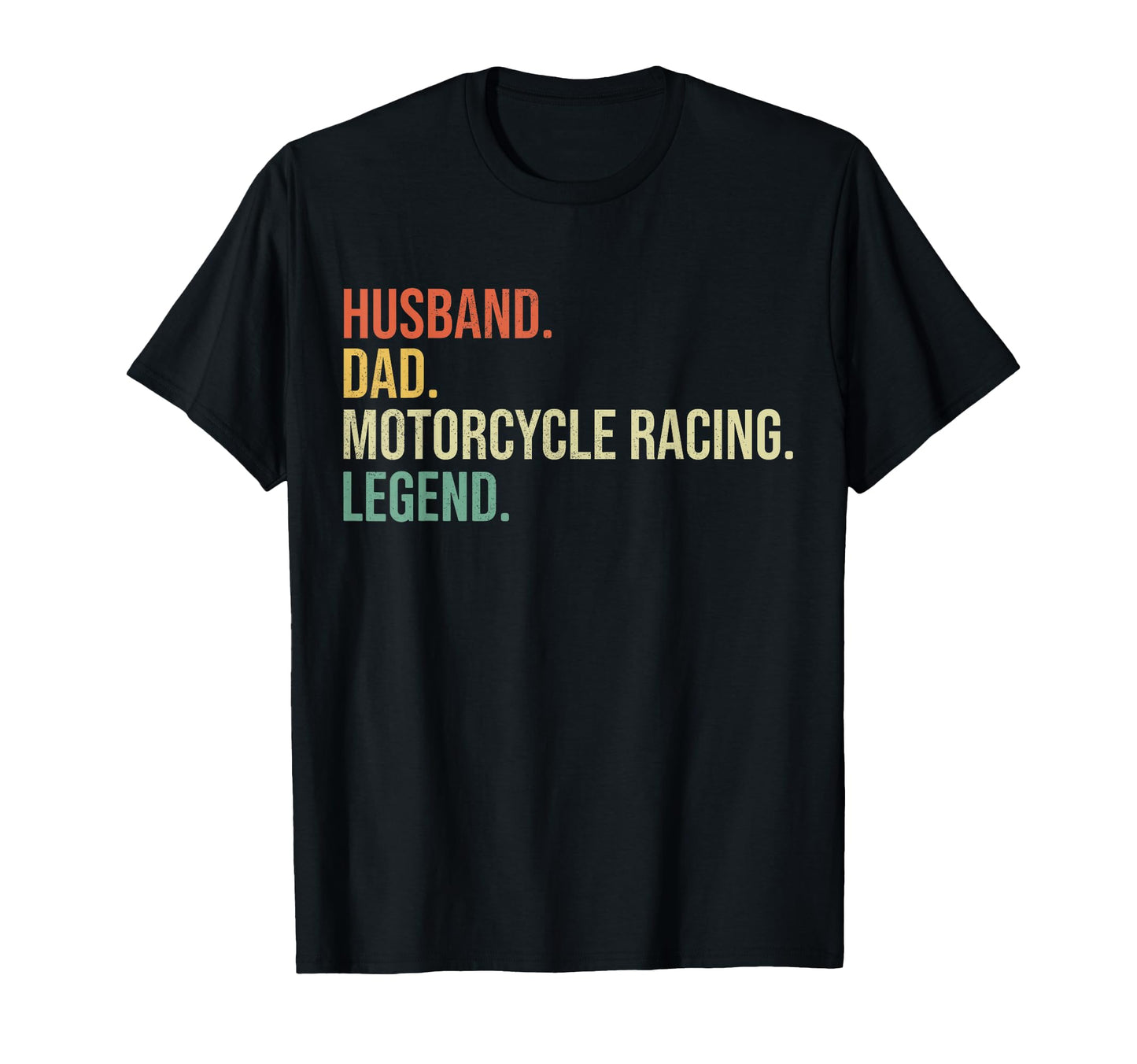 Husband Dad Motorcycle Racing Legend T-Shirt - Custom Art Print Men Women - T-Shirt, Sweatshirt, Hoodie