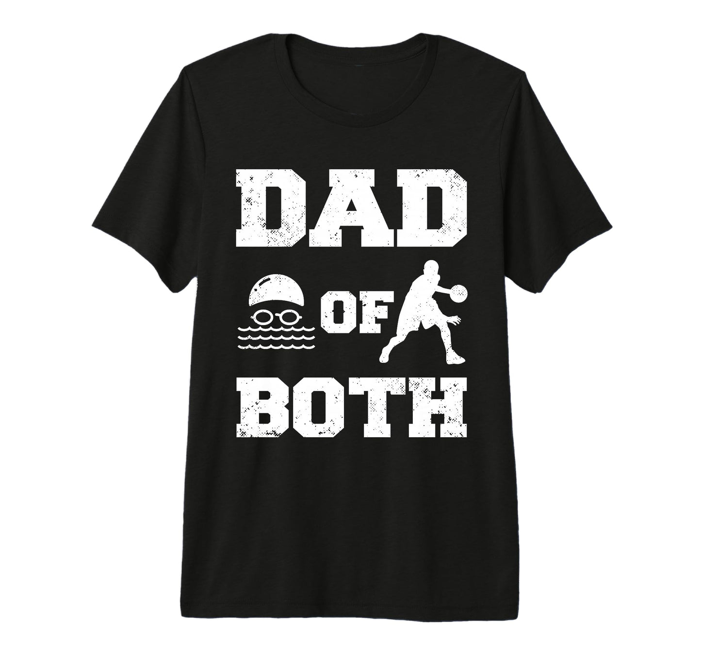 Mens Dad Both Funny Swim T-Shirt - Casual Everyday Wear for Adults - T-Shirt, Sweatshirt, Hoodie