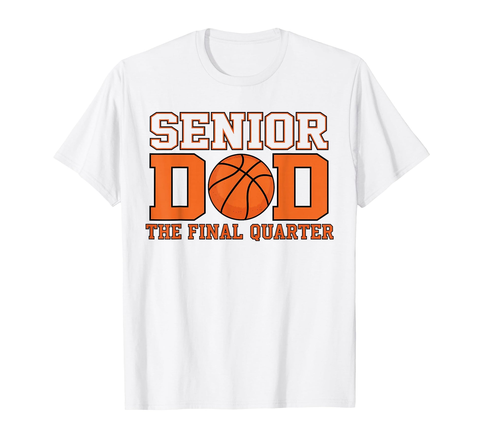 Basketball Senior Dad Class 2027 T-Shirt - Minimalist Print for Adults - T-Shirt, Sweatshirt, Hoodie