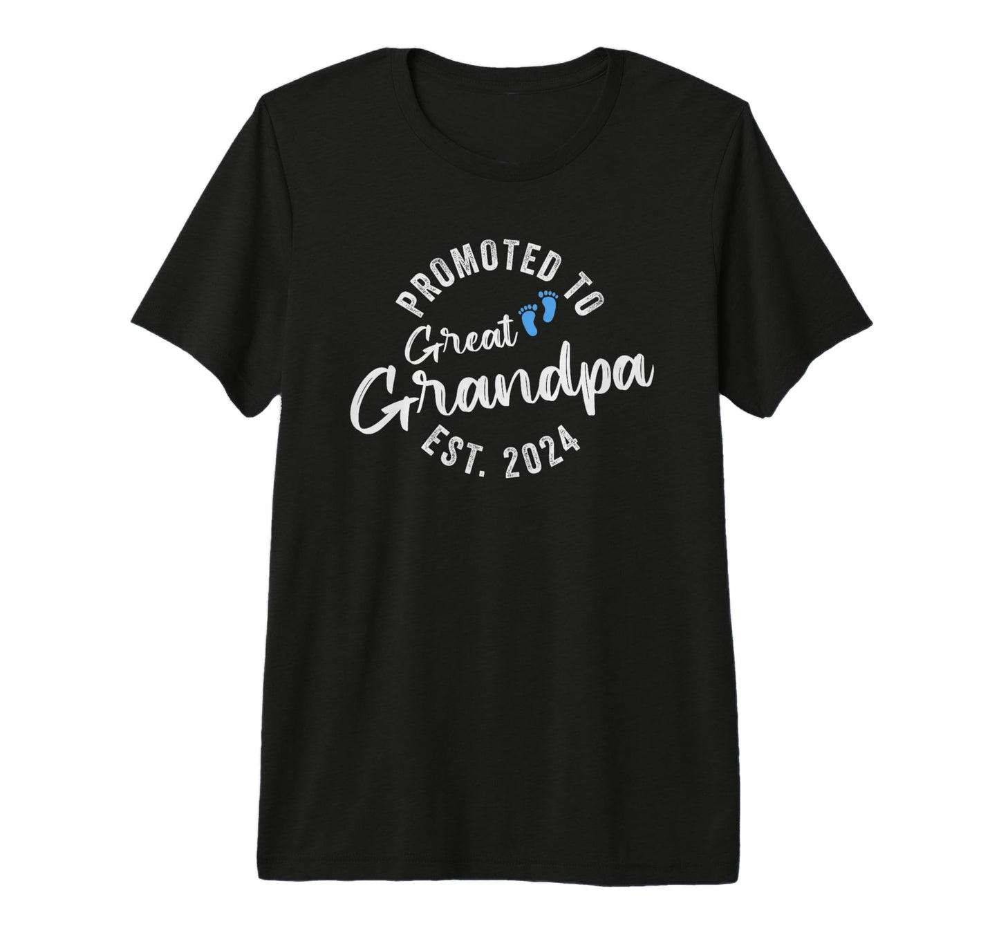 Promoted To Great Grandpa 2024 T-Shirt - Unique Graphic Men Women - T-Shirt, Sweatshirt, Hoodie