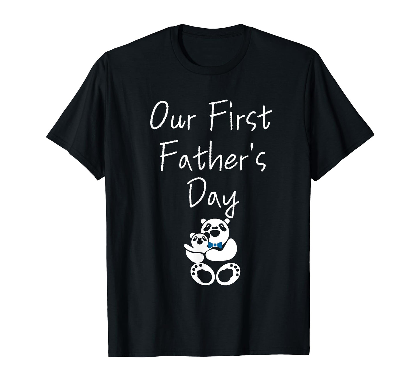 Our First Fathers Day Dad Pop Daddy And T-Shirt - Minimalist Print Unisex - T-Shirt, Sweatshirt, Hoodie