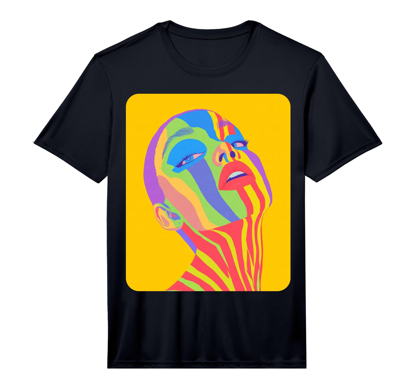 Pop Art Colorful Womens Yellow T-Shirt - Streetwear Style Unisex - T-Shirt, Sweatshirt, Hoodie