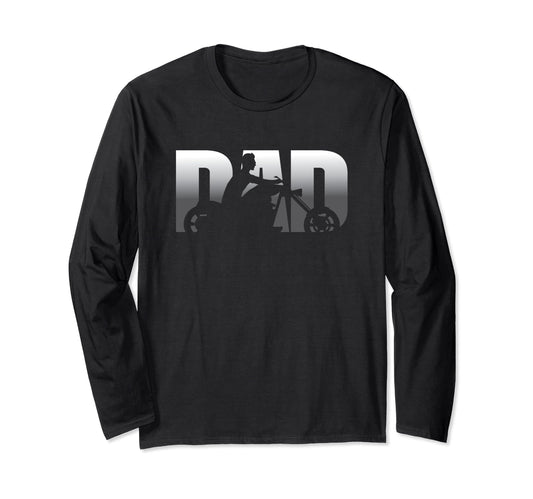 Biker Fathers Day Motorcycle Hoodie - Custom Art Print Men Women - T-Shirt, Sweatshirt, Hoodie