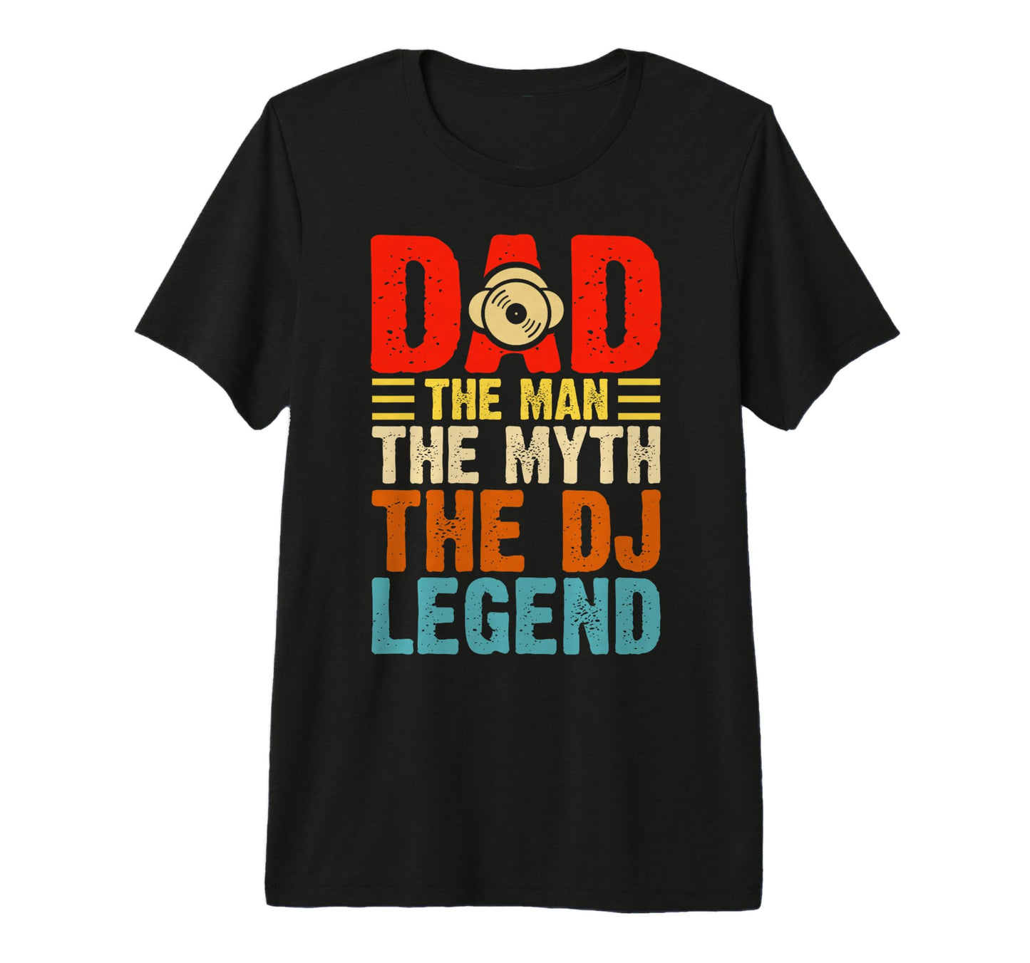 Dad Myth Dj Legend Tri Blend T-Shirt - Streetwear Style Unisex - T-Shirt, Sweatshirt, Hoodie