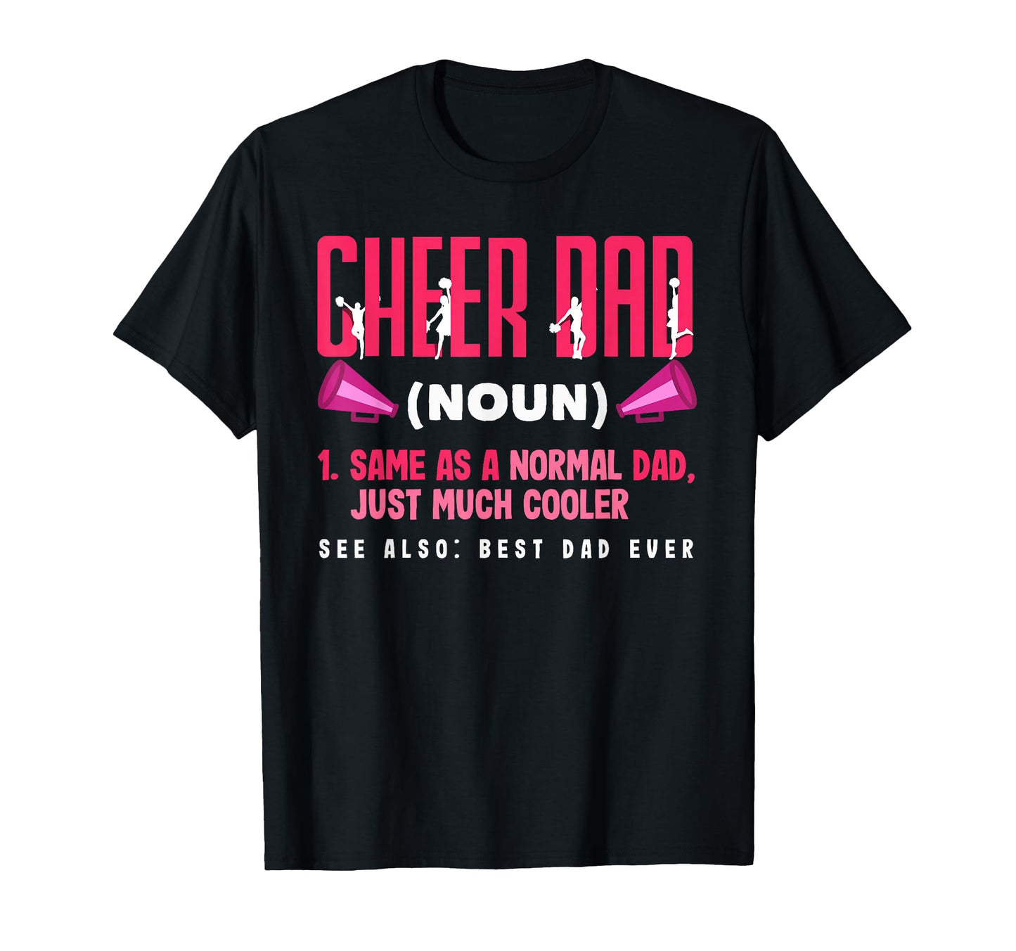 Funny Cheer Dad Definition Best Dad T-Shirt - Aesthetic Graphic for Adults - T-Shirt, Sweatshirt, Hoodie