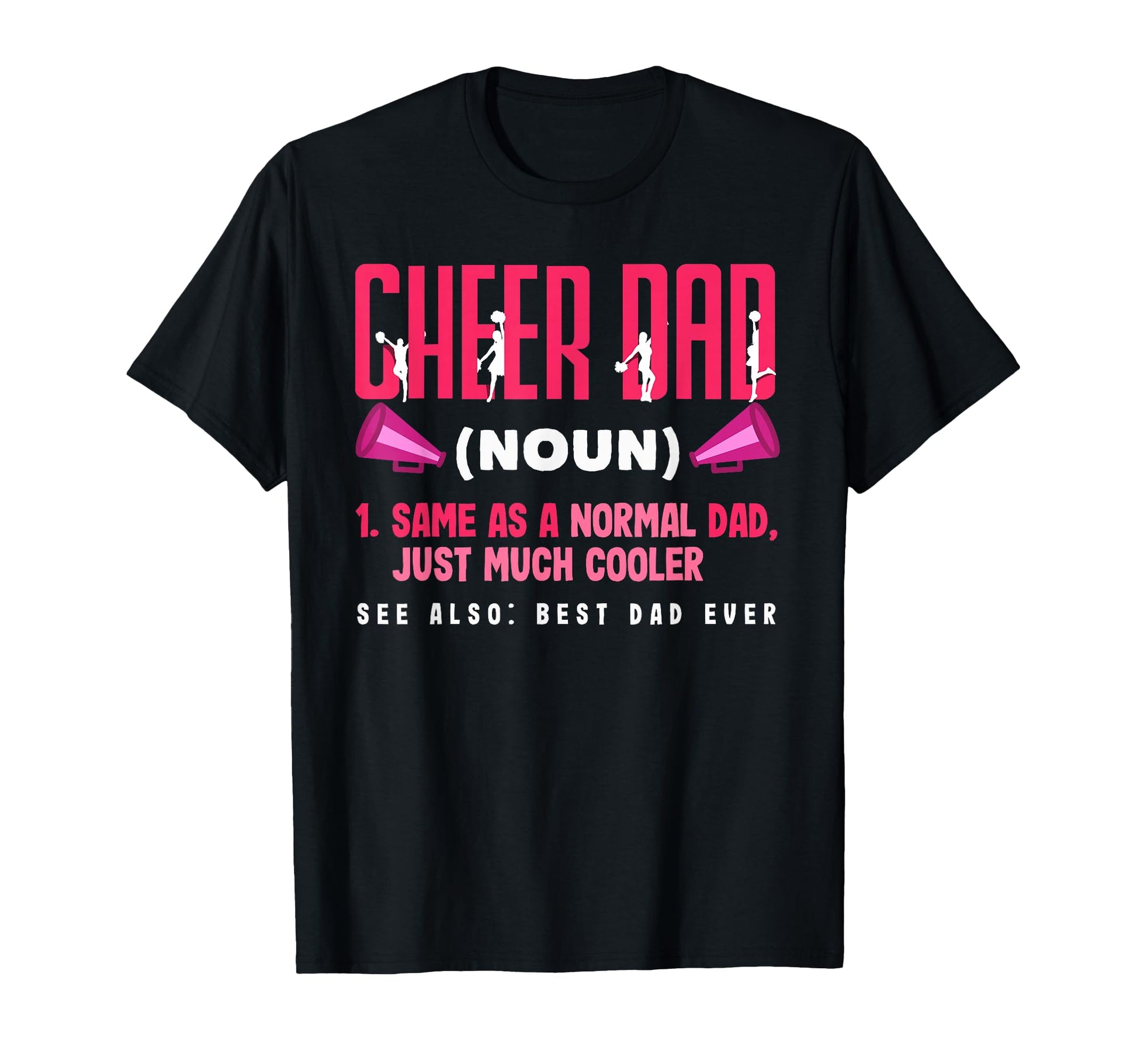 Funny Cheer Dad Definition Best Dad T-Shirt - Aesthetic Graphic for Adults - T-Shirt, Sweatshirt, Hoodie