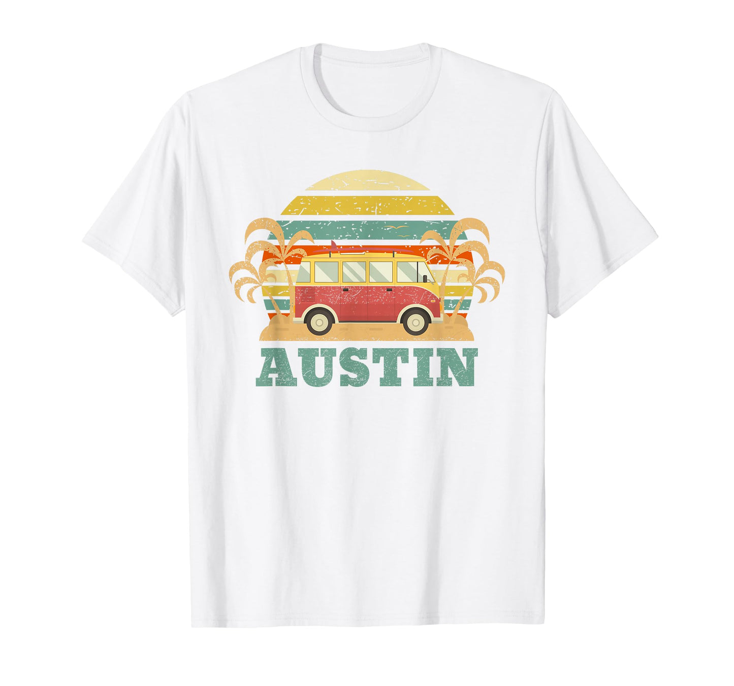 60S 70S Austin Tx T Shirts Blue Small T-Shirt - Fun Novelty Design Unisex - T-Shirt, Sweatshirt, Hoodie