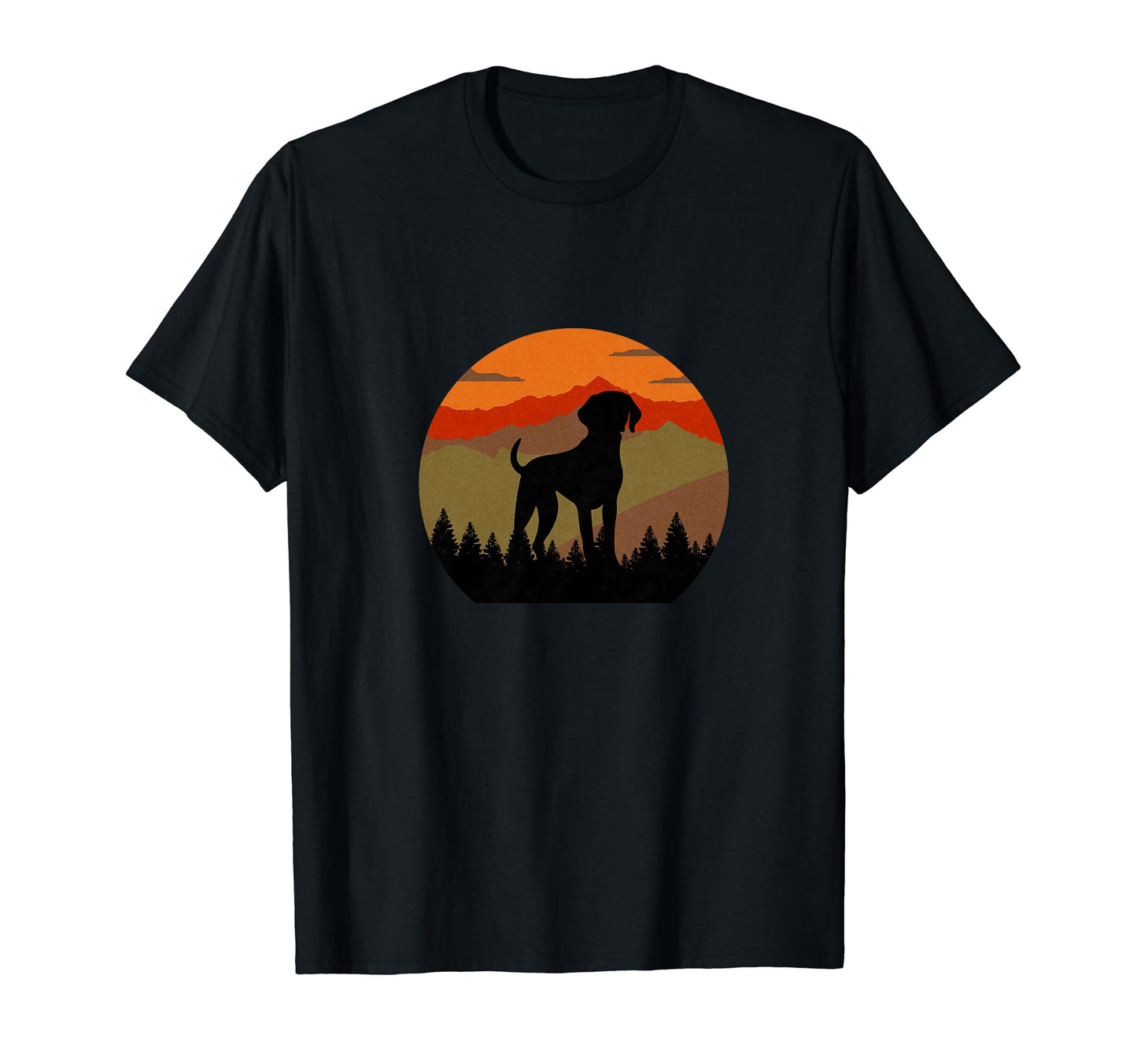 Shorthaired Pointer Dog Sunset T-Shirt - Novelty Apparel for Adults - T-Shirt, Sweatshirt, Hoodie