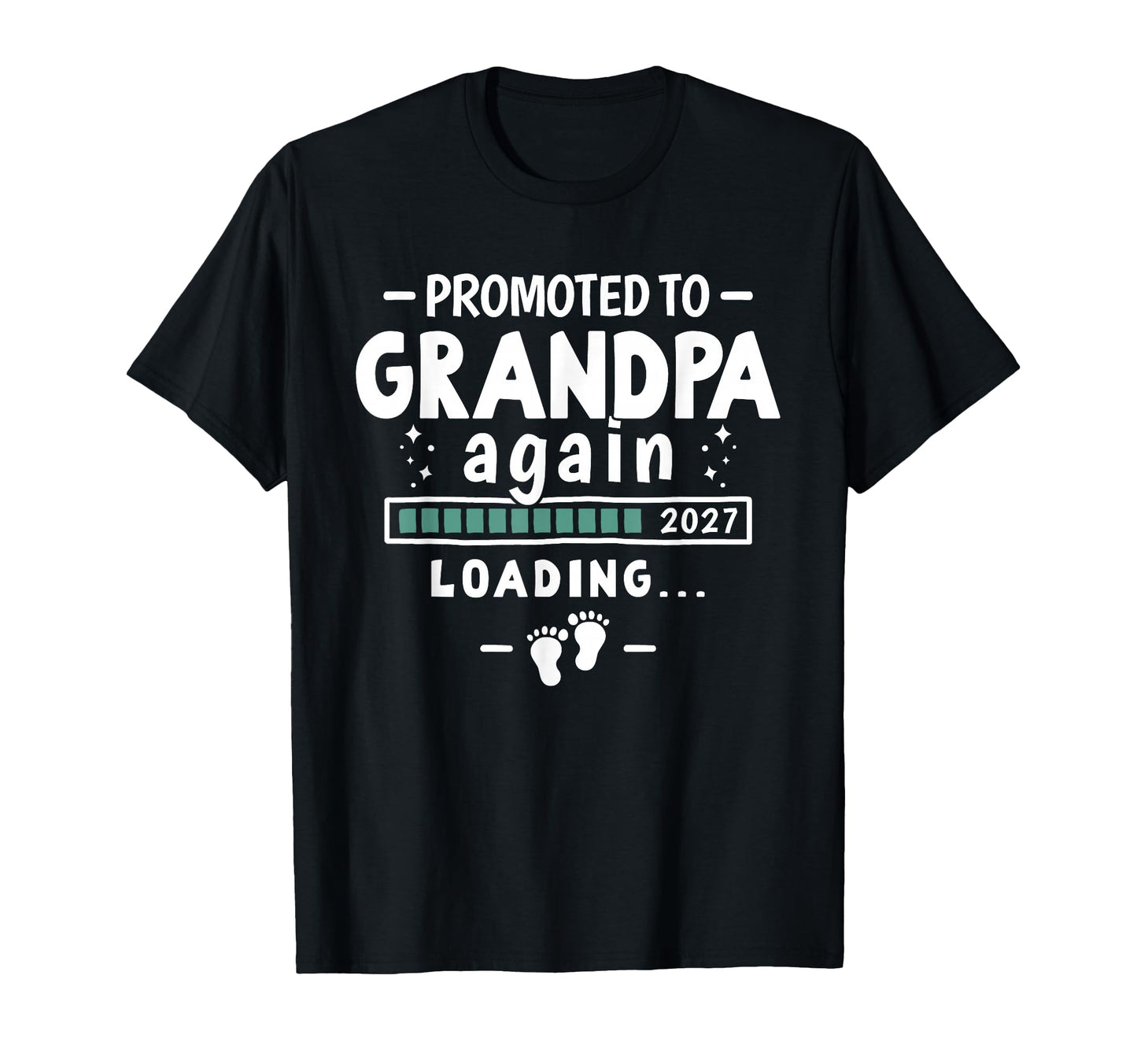 2Nd Time Grandpa Announcement Promoted T-Shirt - Unique Graphic Men Women - T-Shirt, Sweatshirt, Hoodie