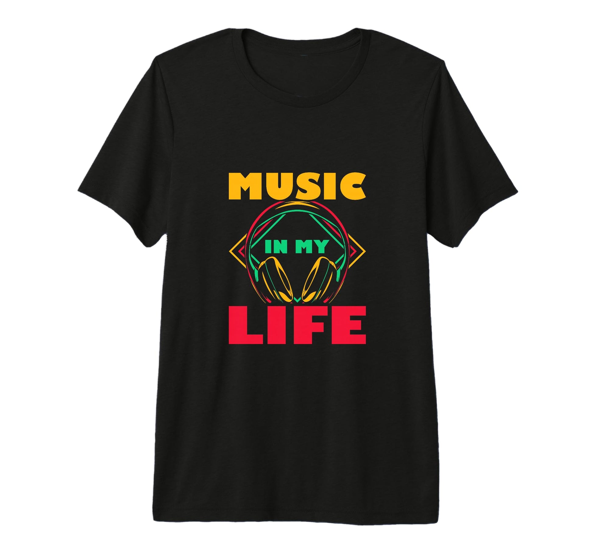Music My Life Music Lover Musician T-Shirt - Trendy Graphic for Adults - T-Shirt, Sweatshirt, Hoodie