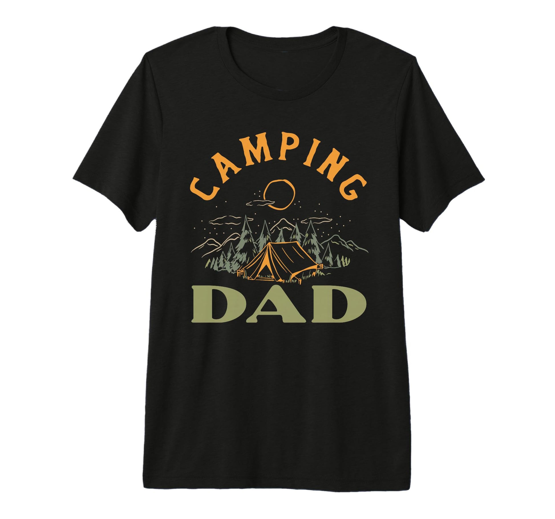 Mens Camping Dad 5Th Wheel Camper Rv T-Shirt - Graphic Print Men Women - T-Shirt, Sweatshirt, Hoodie