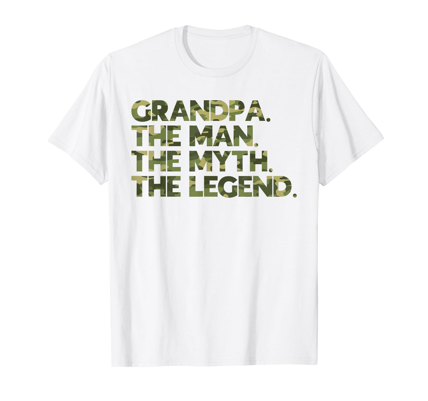 Grandpa Myth Legend Fathers Day Funny T-Shirt - Graphic Print for Adults - T-Shirt, Sweatshirt, Hoodie