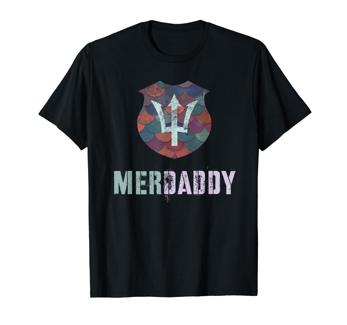 Merdaddy Merdad Regular Dad Mermaid T-Shirt - Trendy Graphic for Adults - T-Shirt, Sweatshirt, Hoodie