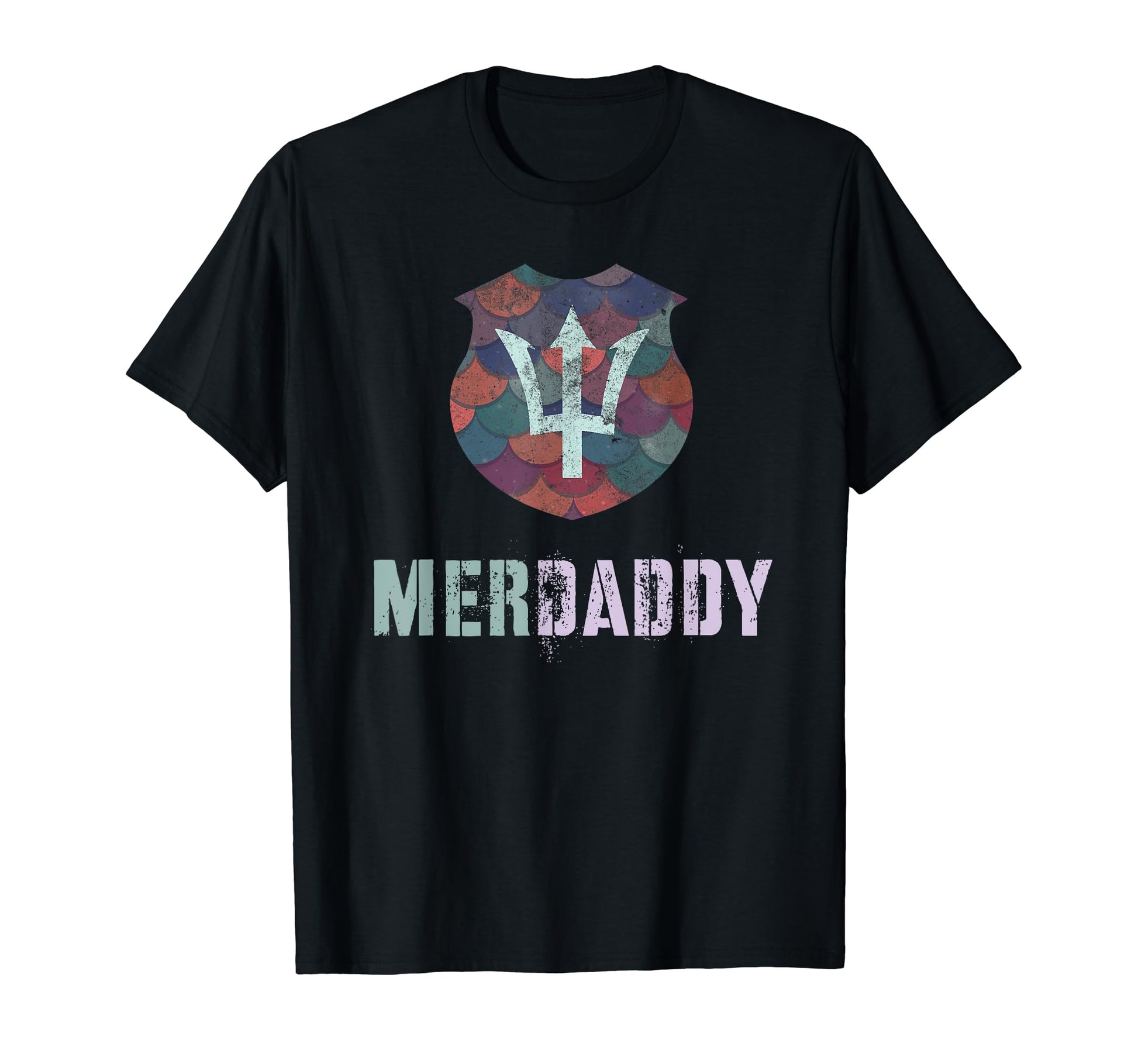Merdaddy Merdad Regular Dad Mermaid T-Shirt - Trendy Graphic for Adults - T-Shirt, Sweatshirt, Hoodie