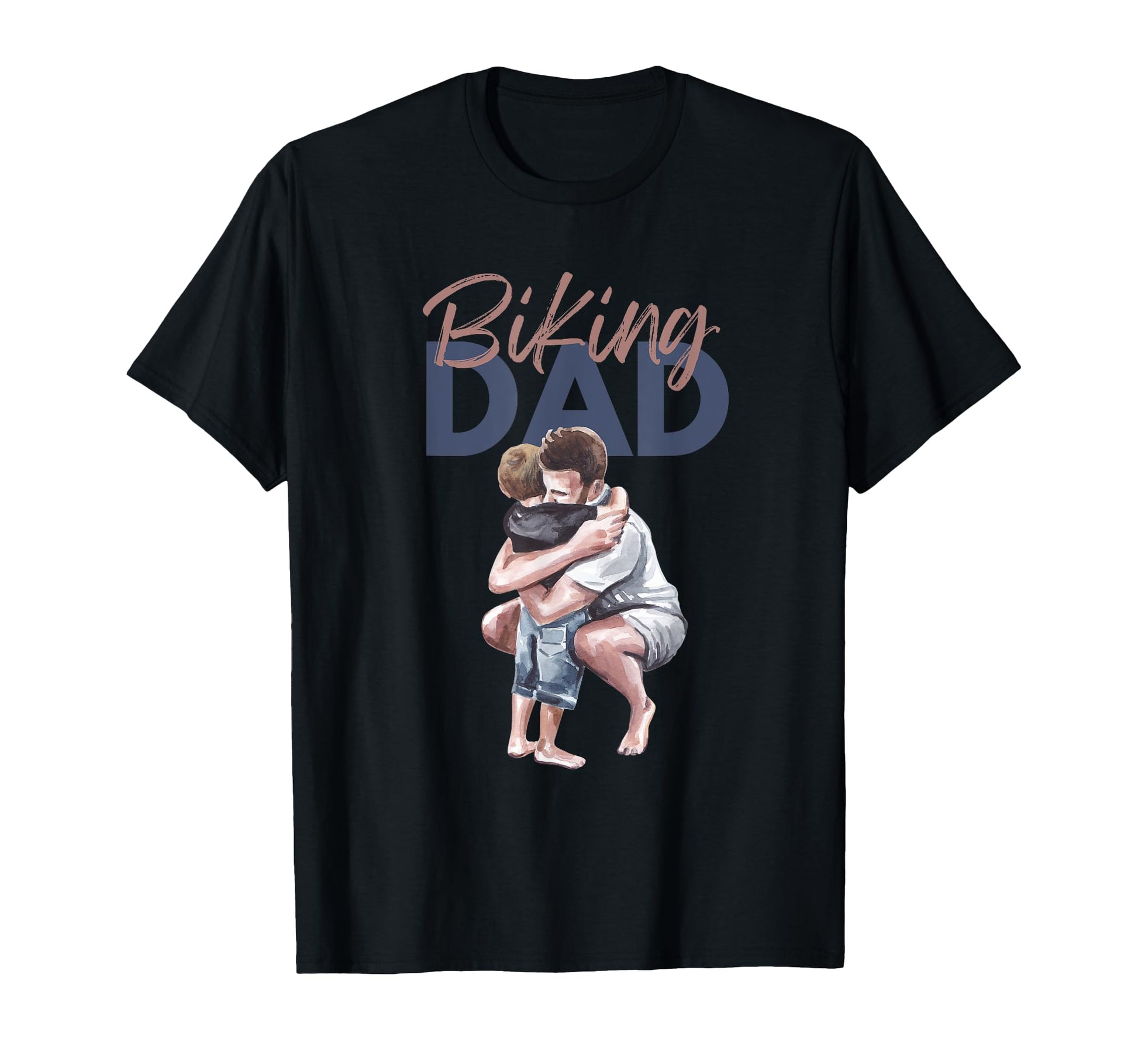 Biking Dad Fathers Day T-Shirt - Graphic Print for Adults - T-Shirt, Sweatshirt, Hoodie