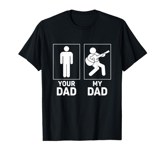 Bass Guitar Player Funny Your Dad T-Shirt - Fun Novelty Design for Adults - T-Shirt, Sweatshirt, Hoodie