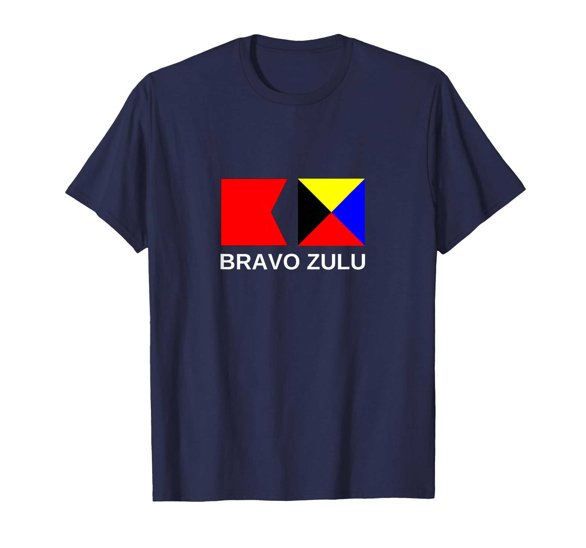 Bravo Zulu Bz Well Done Us Military Red T-Shirt - Graphic Print Unisex - T-Shirt, Sweatshirt, Hoodie