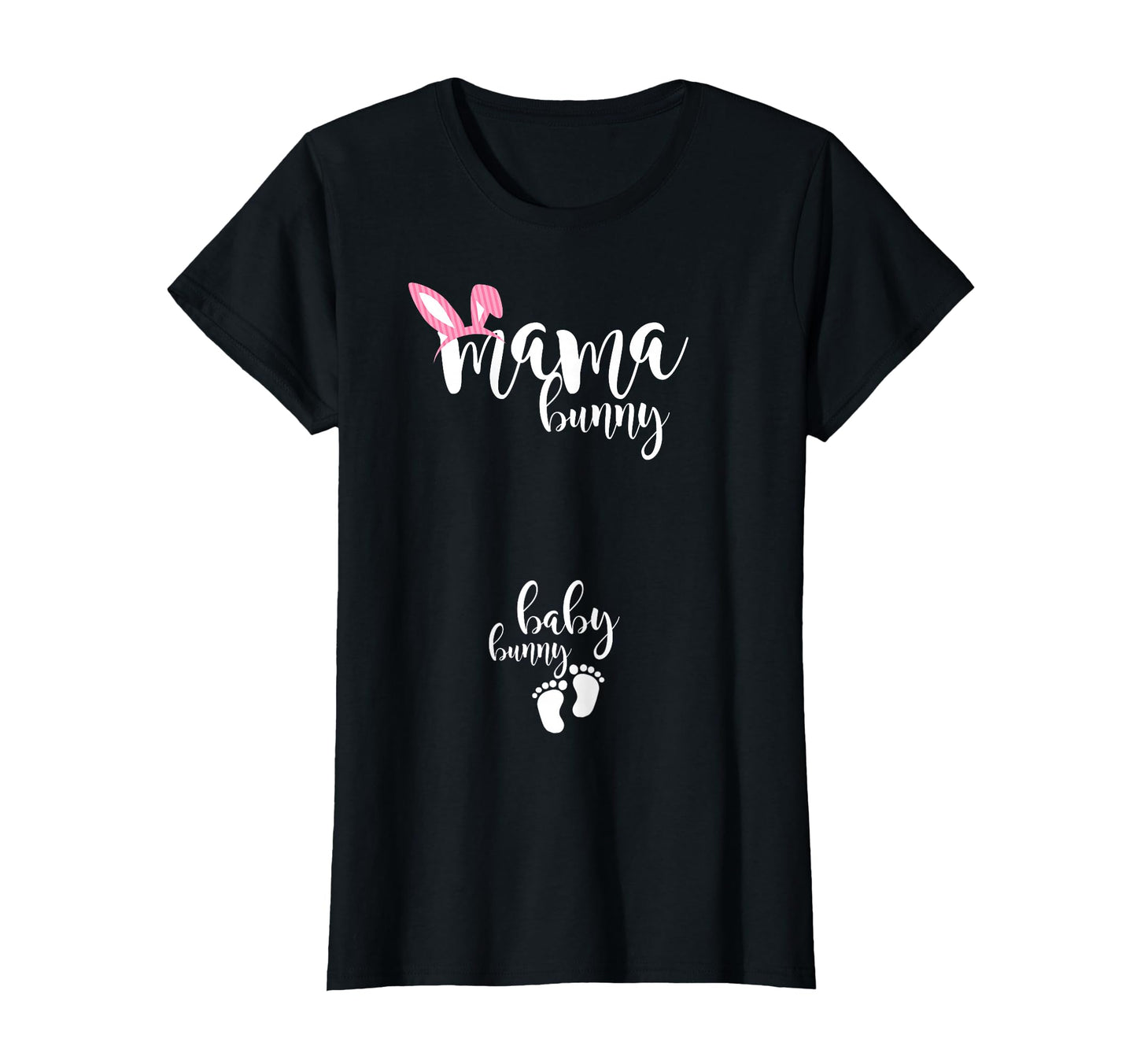 Mama Bunny Bunny Pregnant Mom T-Shirt - Casual Everyday Wear Men Women - T-Shirt, Sweatshirt, Hoodie