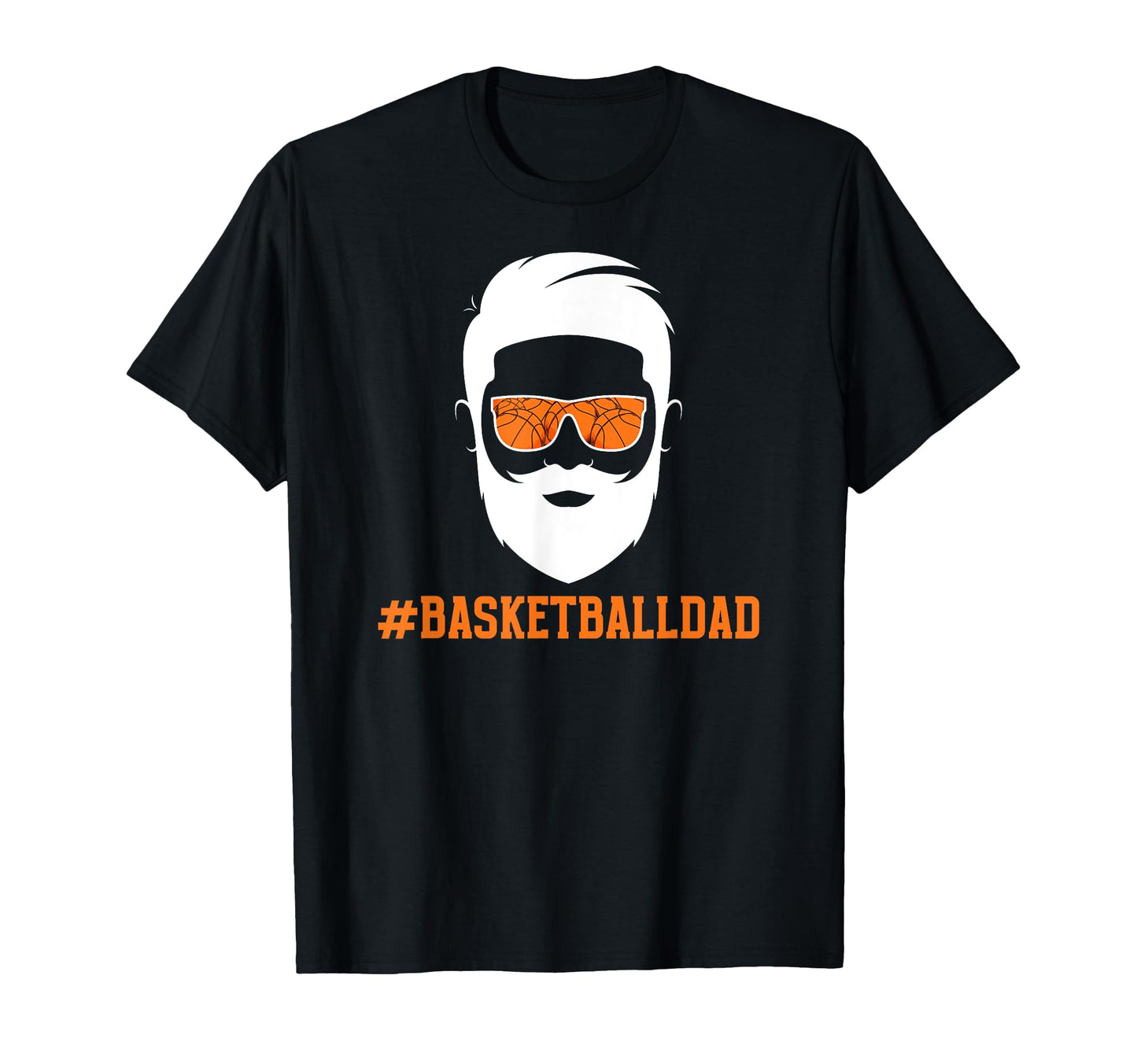 Basketball Dad Beard Dad Basketball T-Shirt - Minimalist Print Unisex - T-Shirt, Sweatshirt, Hoodie