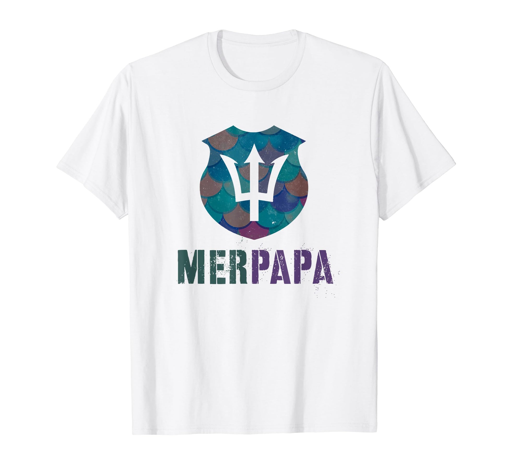 Funny Merpapa Mermaid Papa Beach Pop T-Shirt - Streetwear Style Unisex - T-Shirt, Sweatshirt, Hoodie