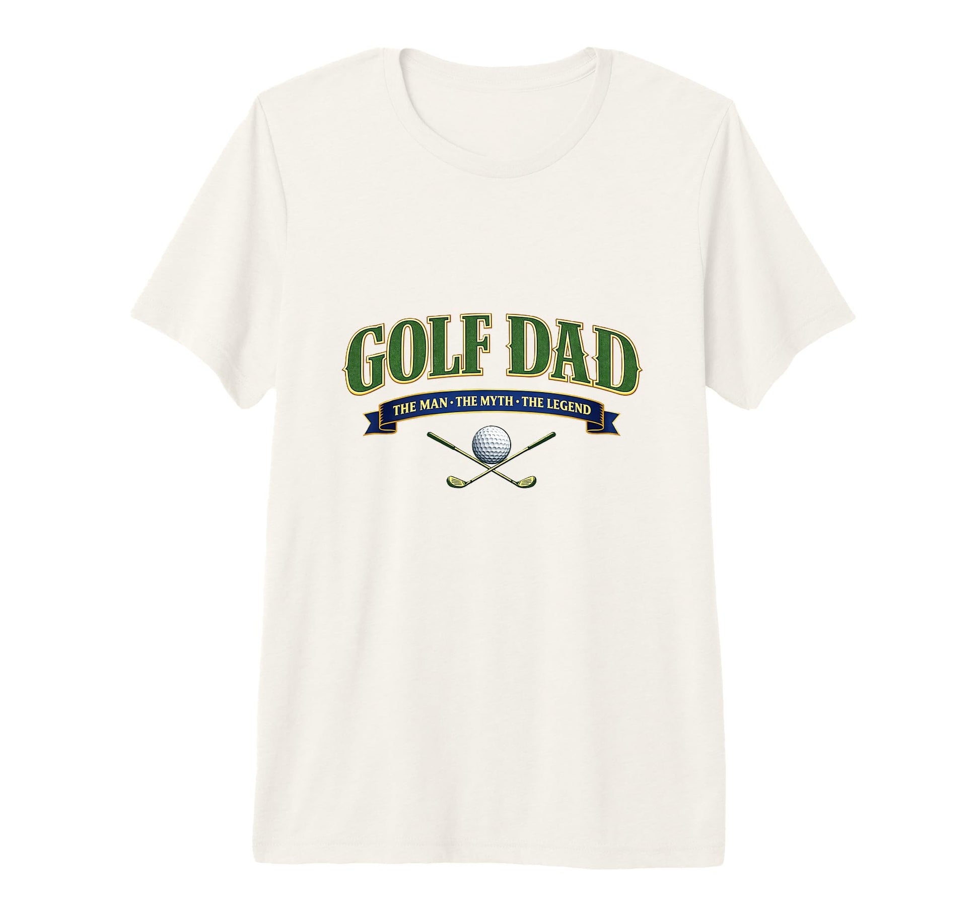 Mens Golf Dad Myth Legend Funny Cave T-Shirt - Graphic Print Men Women - T-Shirt, Sweatshirt, Hoodie