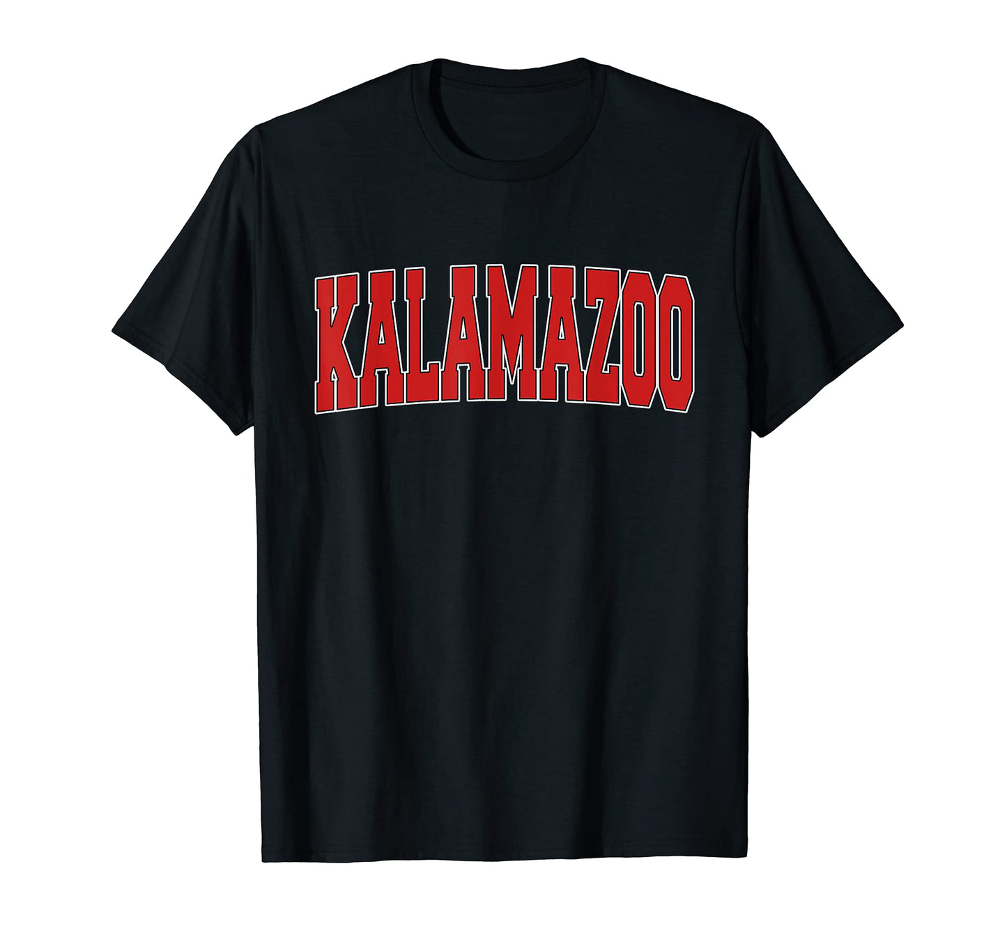 Kalamazoo Mi Michigan Varsity Usa T-Shirt - Casual Everyday Wear Unisex - T-Shirt, Sweatshirt, Hoodie