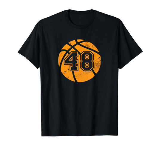 Basketball Player 48 Basketball Mom T-Shirt - Novelty Apparel for Adults - T-Shirt, Sweatshirt, Hoodie