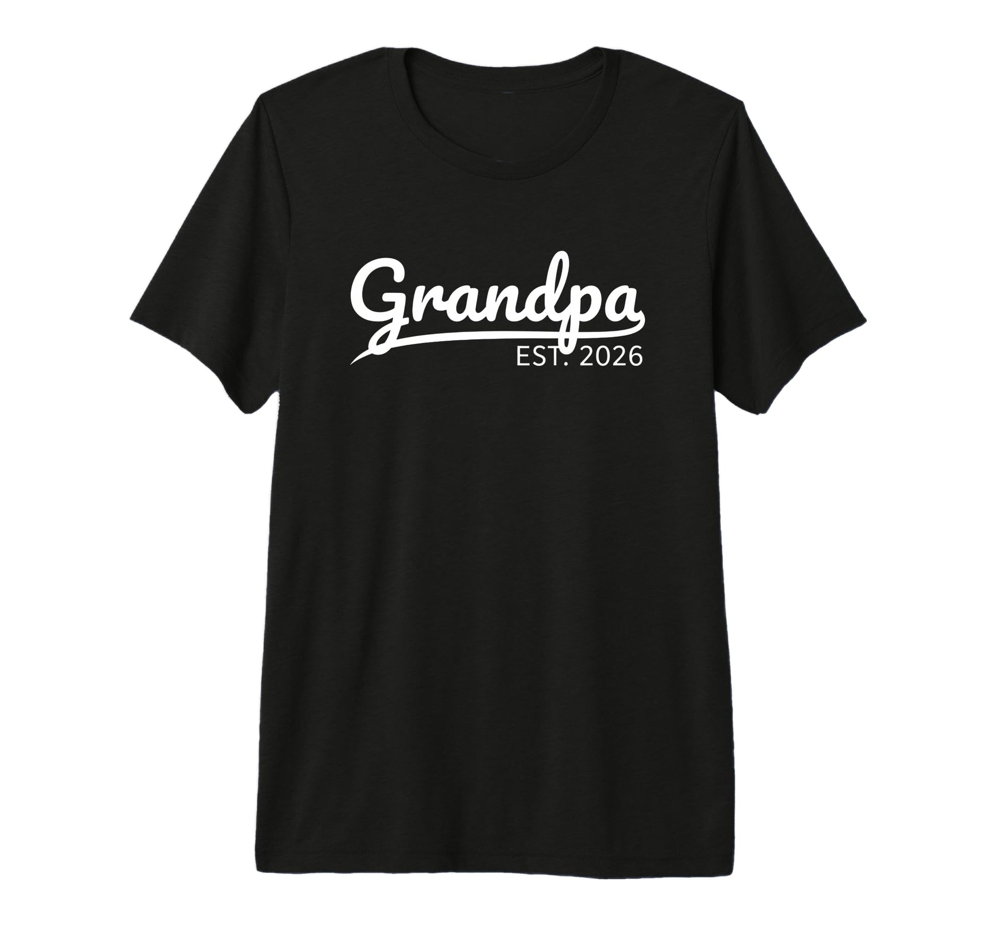 Parent Promoted To Grandpa Est 2026 T-Shirt - Custom Art Print Unisex - T-Shirt, Sweatshirt, Hoodie