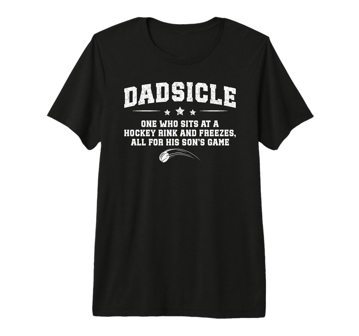 Mens Dadsicle Hockey Dad Ice Hockey T-Shirt - Novelty Apparel Unisex - T-Shirt, Sweatshirt, Hoodie