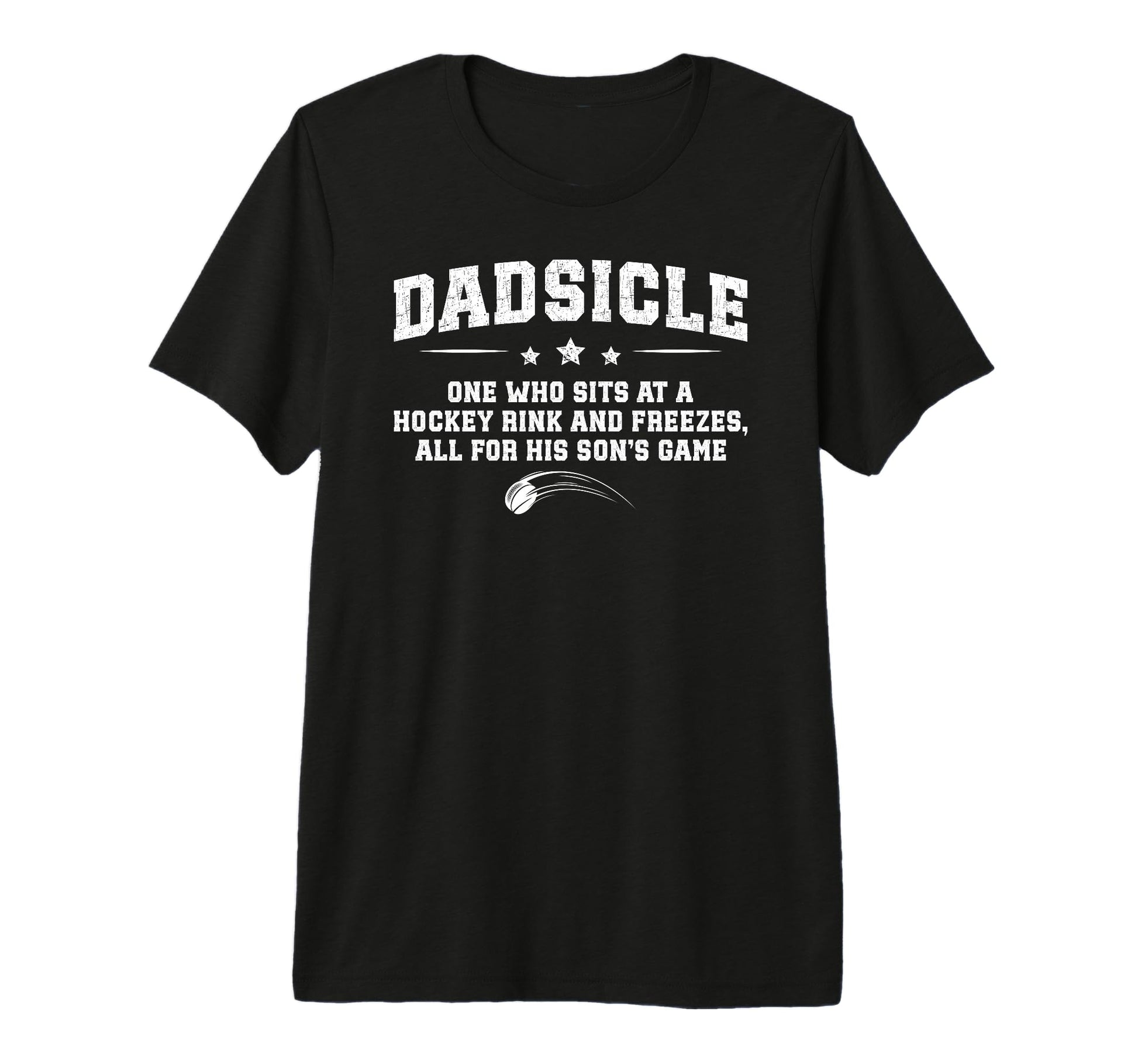 Mens Dadsicle Hockey Dad Ice Hockey T-Shirt - Novelty Apparel Unisex - T-Shirt, Sweatshirt, Hoodie