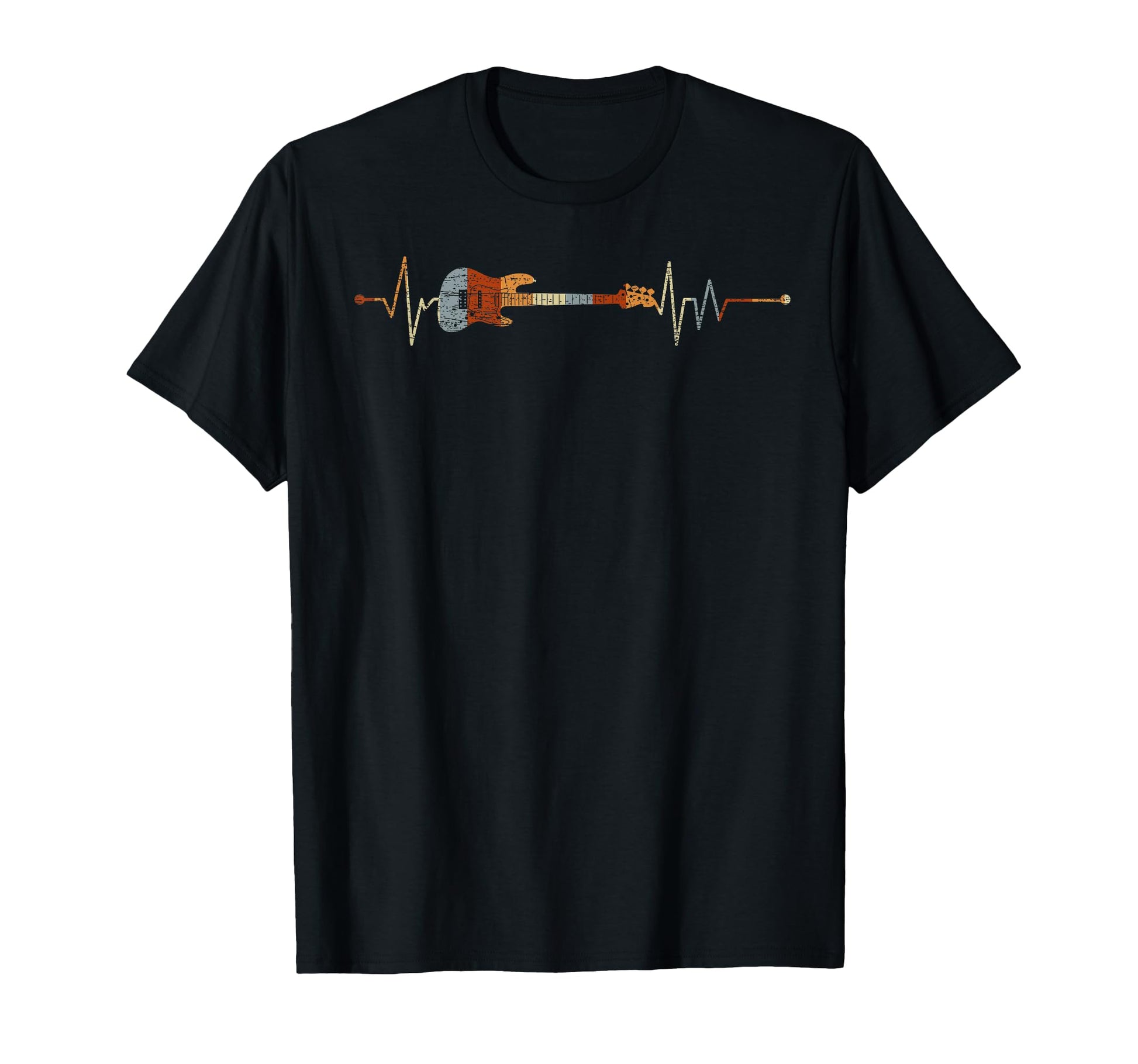 Bass Guitarist Heartbeat Bass Guitar T-Shirt - Aesthetic Graphic for Adults - T-Shirt, Sweatshirt, Hoodie