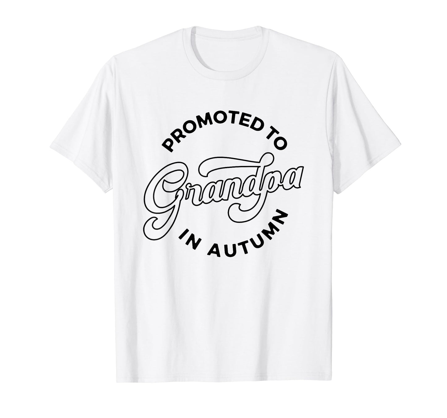 Promoted To Grandpa Pregnancy T-Shirt - Custom Art Print Unisex - T-Shirt, Sweatshirt, Hoodie