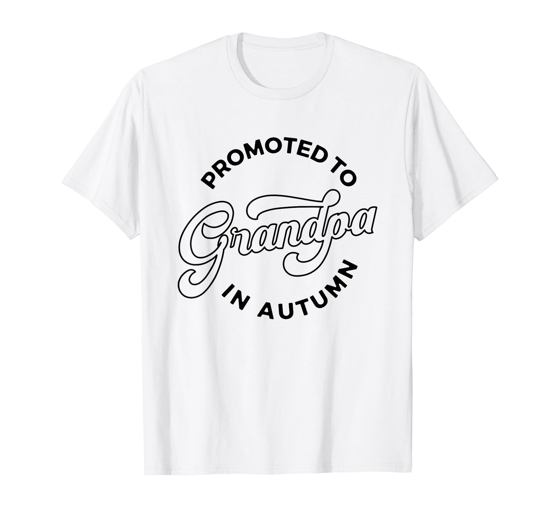 Promoted To Grandpa Pregnancy T-Shirt - Custom Art Print Unisex - T-Shirt, Sweatshirt, Hoodie