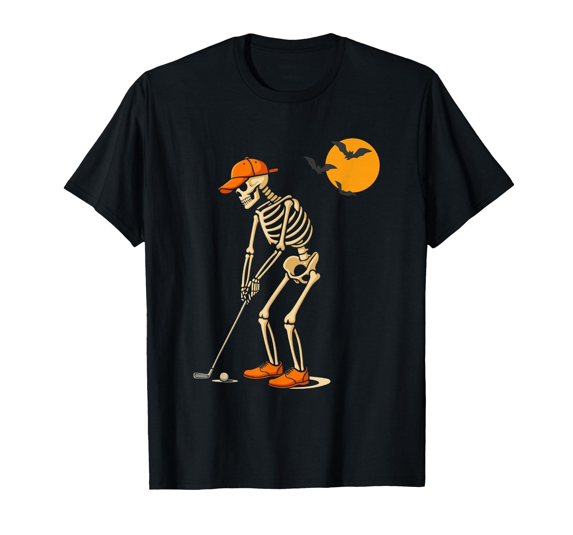 Skeleton Golf Halloween Golfer Golf T-Shirt - Streetwear Style Men Women - T-Shirt, Sweatshirt, Hoodie